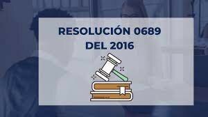 RESOLUCIÓN 689