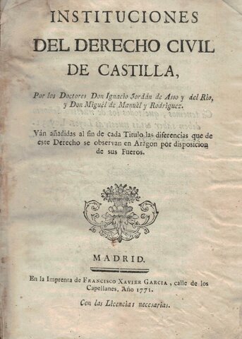 Instituciones del Derecho Civil de Castilla