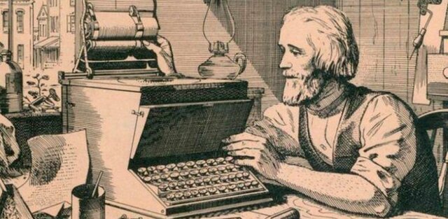 Primera Máquina de Escribir