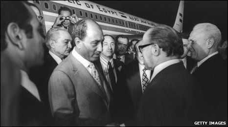 Sadat visita Israel.