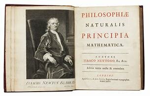“Phylosophie naturalis principia matematica”,