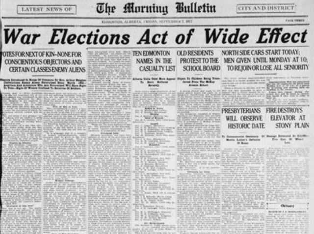 Wartime Election Act