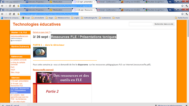 Ressources FLE / Présentations toniques