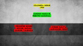 Timeline: CAMINO HACIA EL FRENTE NACIONAL