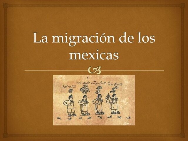 LA MIGRACION MEXICA