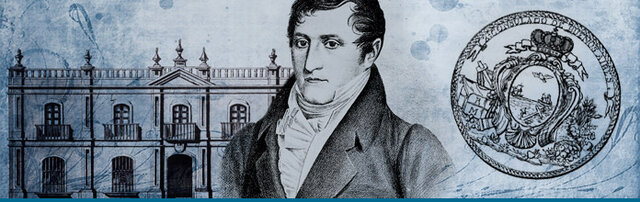 El Congreso de Tucumán decreta el uso de la bandera azul celeste y blanca creada por Belgrano como insignia nacional.