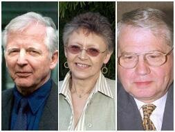 Harald zur Hausen - Françoise Barré-Sinoussi - Luc Montagnier