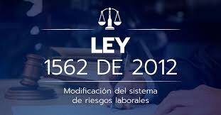 Ley 1562 de 2012
