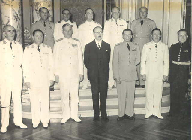 Bustamante y Rivero juró desempeñar el cargo de Presidente de la República