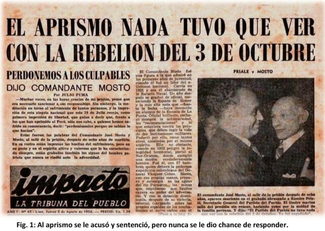 Sublevación en el Callao del APRA