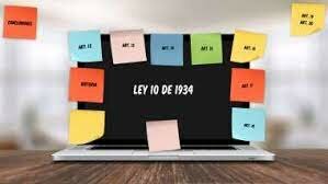 Ley 10 de 1934
