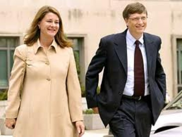 Bill's wife,Melinda Gates