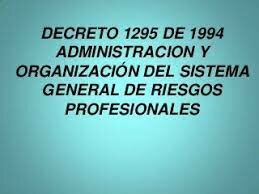 Decreto 1295 de 1994