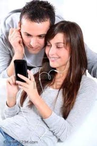 music on cell phones.