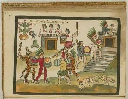 LA GUERRA ENTRE LOS MEXICAS