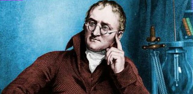 John Dalton físico y químico británico.