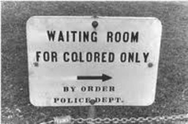 JAN 1, 1896 Plessy v. Ferguson