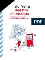 El maestro sin recetas "el desafio de enseñar en un mundo cambiante"(publicación)