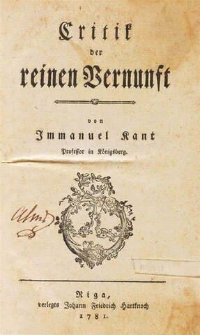 Critica della ragion pura
