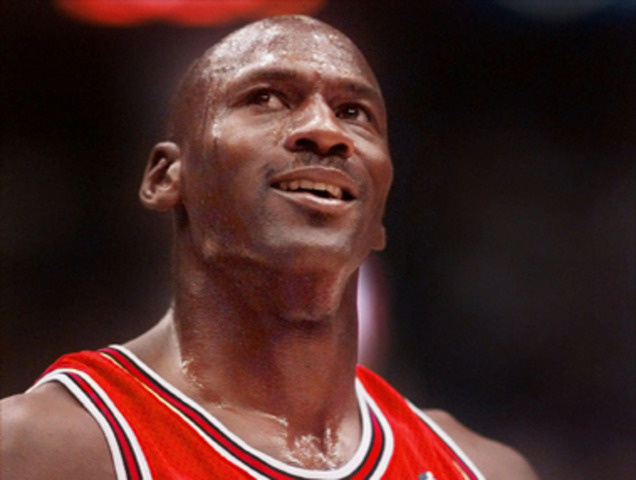 Arguably the greatest basketball player, Michael Jordan led the Chicago Bulls to six NBA titles. He also played 14 times in NBA all-star games.