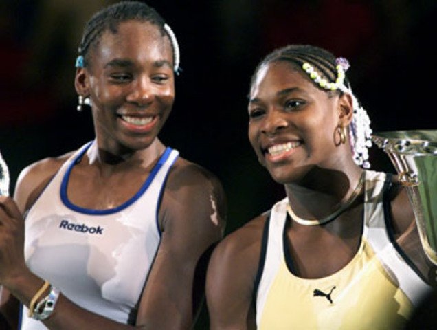 Venus and Serena Williams took the tennis nation by storm when they emerged in the late 1990s. Venus turned pro at 14 years old and has won seven Grand Slam titles and five Wimbledon championships. Serena has won 11 Grand Slam singles titles and 10 double