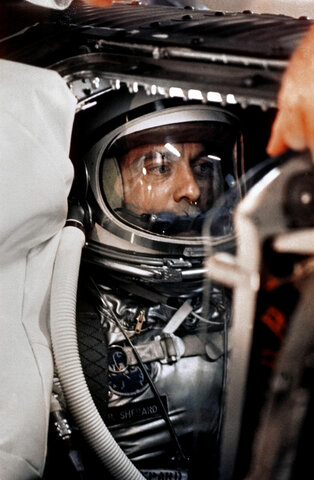 First man in space.