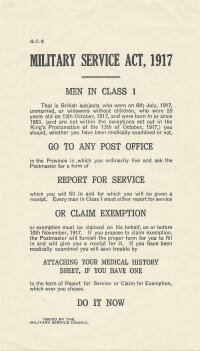 # Conscription (-1)