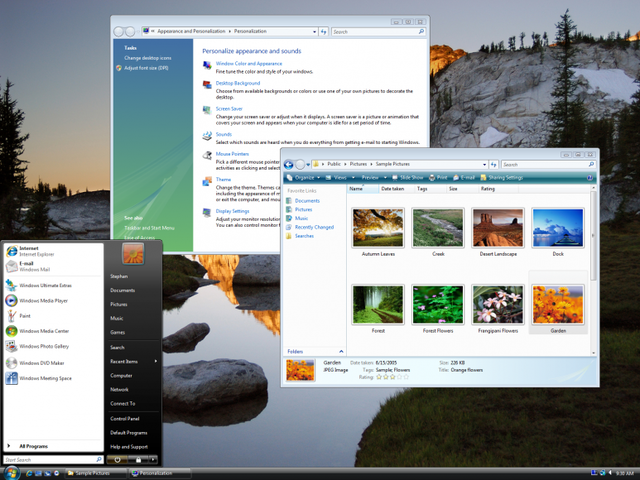 Windows Vista – Live Icons