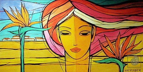 Mujer, Aves del Paraíso