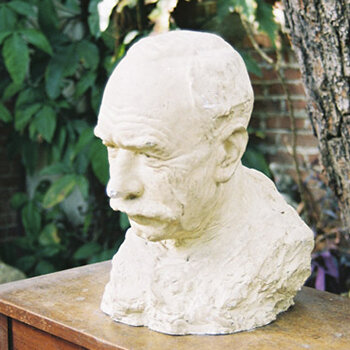 Busto de Yeso de Felipe Rodríguez Santiago, Padre del Artista