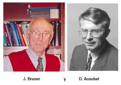 David Ausubel y Jerome Bruner.