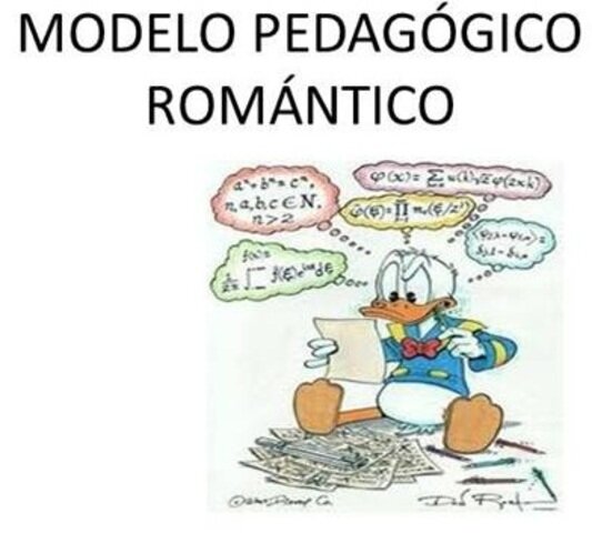 MODELO PEDAGOGICO ROMANTICO