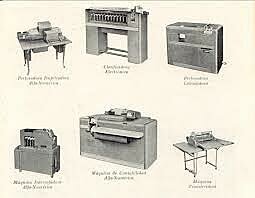 PRIMERAS MAQUINAS DE CONTABILIDAD ELECTROMECANICAS  1900
