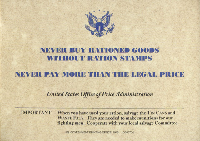 The establishment of the Office of Price Adminstartion