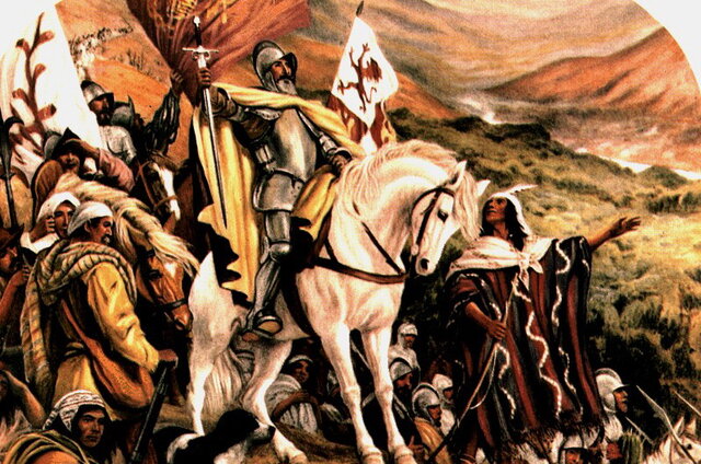 Parte Diego de Almagro en busca de Los Andes