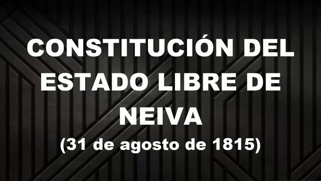 CONSTITUCIÓN DE NEIVA