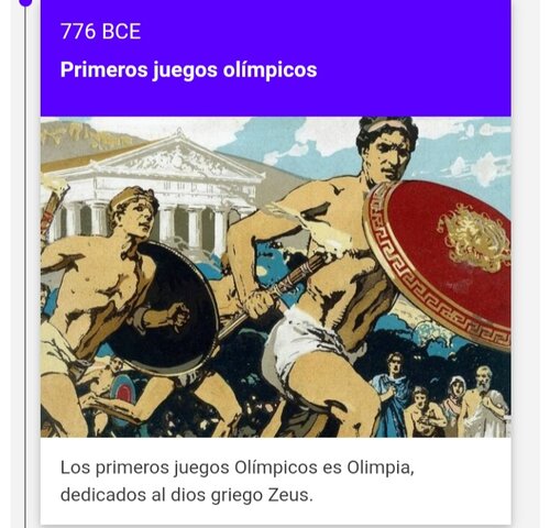 Primeros juegos olimpicos