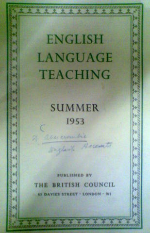 English Language Teaching