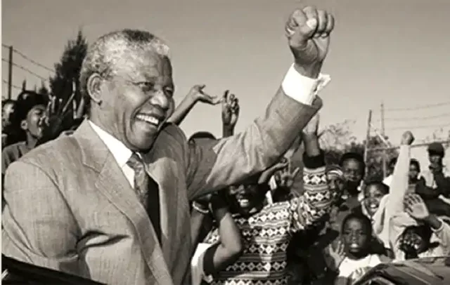 Elección de Nelson Mandela como presidente de Sudáfrica