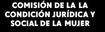 Inicio de la comisión de la  condición jurídica y social de la mujer