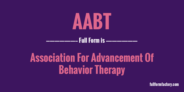Association for Advancement of Behavior Therapies