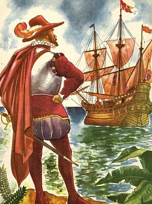 Francisco Pizarro, conquistador español de Perú, 1526