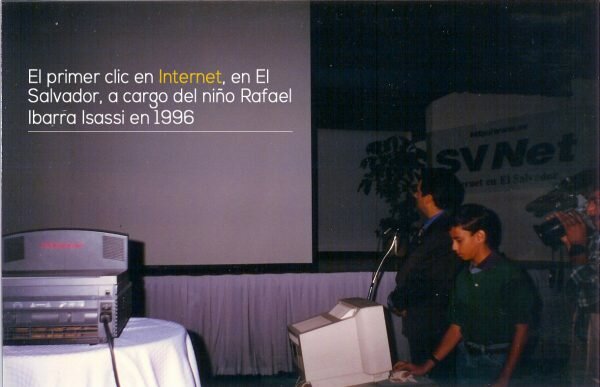 Llegada del Internet a El Salvador