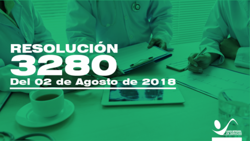 RESOLUCIÓN 3280 DE 2018