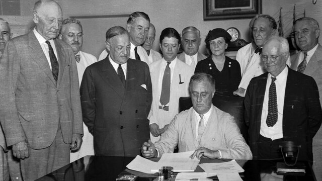 The Social Security Act is passed