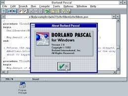 Aparece Turbo Pascal 7 de Borland