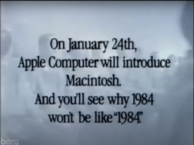 Comercial de Apple en el Super Bowl