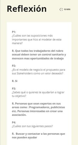 Reflexión de diseño de Stakeholders