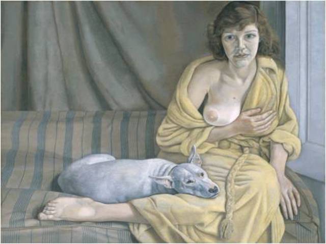 Lucian Freud. Girl with a White Dog, 1950-1951