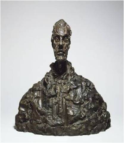 Alberto Giacometti. Bust of Diego, bronze, 1954